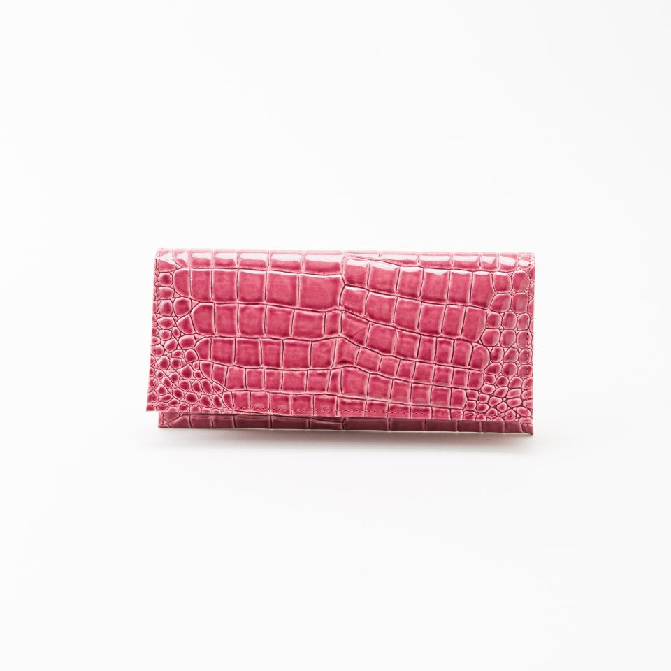 鎌倉高野の人気ピンクの財布　長財布 ラベンダーピンク