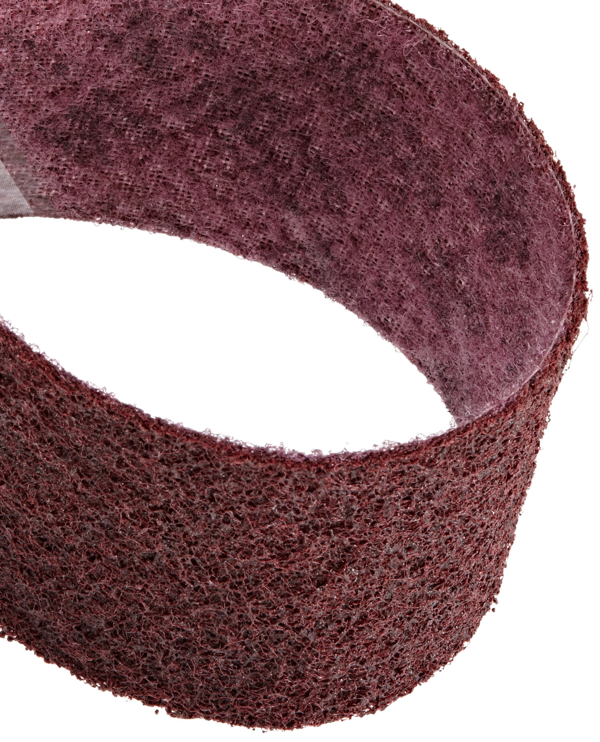 Scotch-Brite Surface Conditioning Belt, 15-1/2" Length x 3-1/2" Width, Medium, Maroon (Pack of 1)