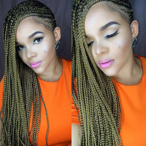 Knotless Lemonade Braids