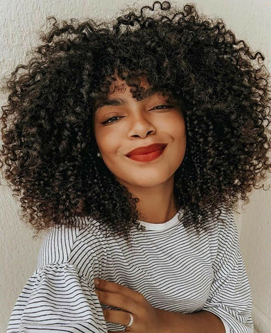 Crochet curly afro