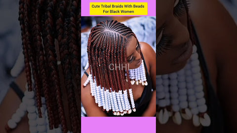 Cute Tribal Braids with Beads