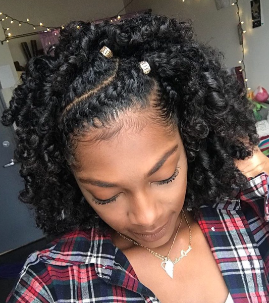 Twists with defined spiral curls