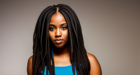 box braids with wavy ends-5