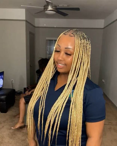 Blonde Tribal Braids