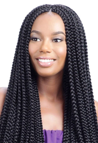 Crochet large box braids