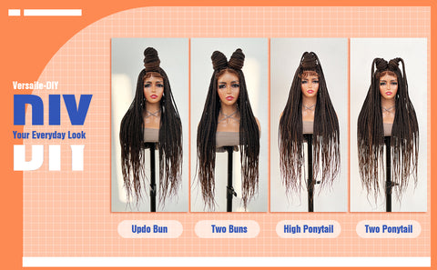 How to Detangle a Synthetic Braided Wig? - FANCIVIVI Braided Wig