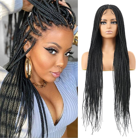 How to Wear a Lace Front Braided Wig 2 - FANCIVIVI Braided Wig