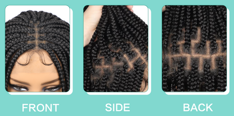 How to Wear a Lace Front Braided Wig 3 - FANCIVIVI Braided Wig