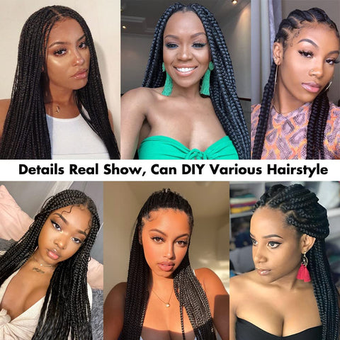 How to Detangle a Synthetic Braided Wig? - FANCIVIVI Braided Wig