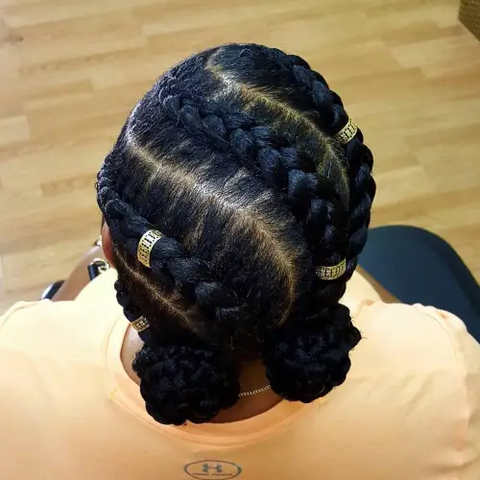black goddess braids