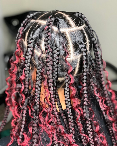 large goddess box braids