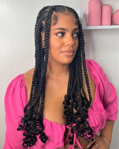 50 Attractive Knotless Braids With Beads To Inspire Your Summer 2024 Style!  - Coils and Glory
