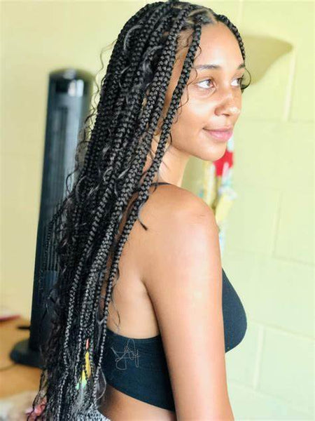 Boho Knotless Braids