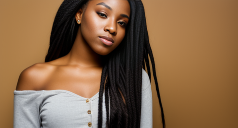 box braids with wavy ends-2