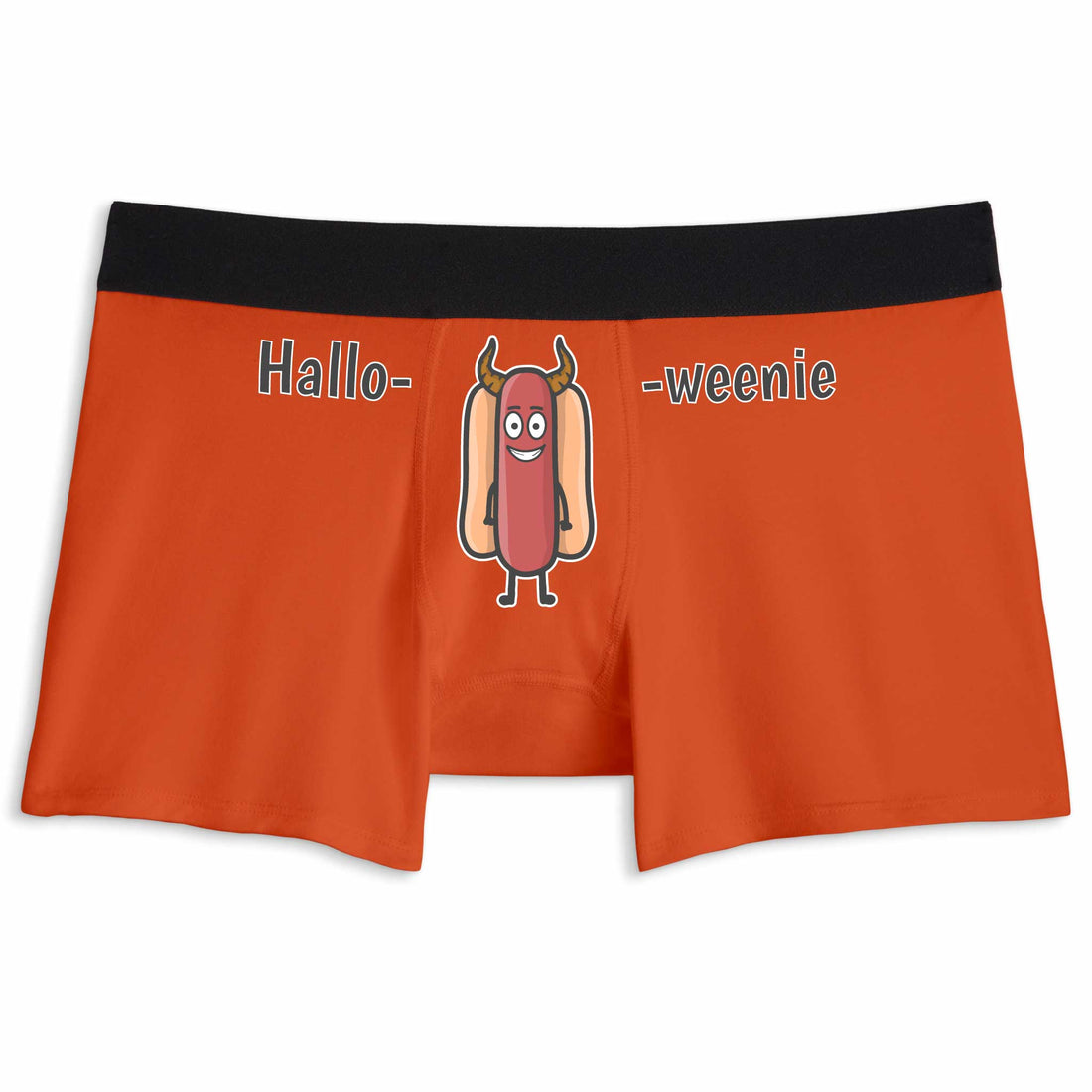 Halloween Boxer Briefs for Men Pumpkins Spiders Candy Corn Underwear