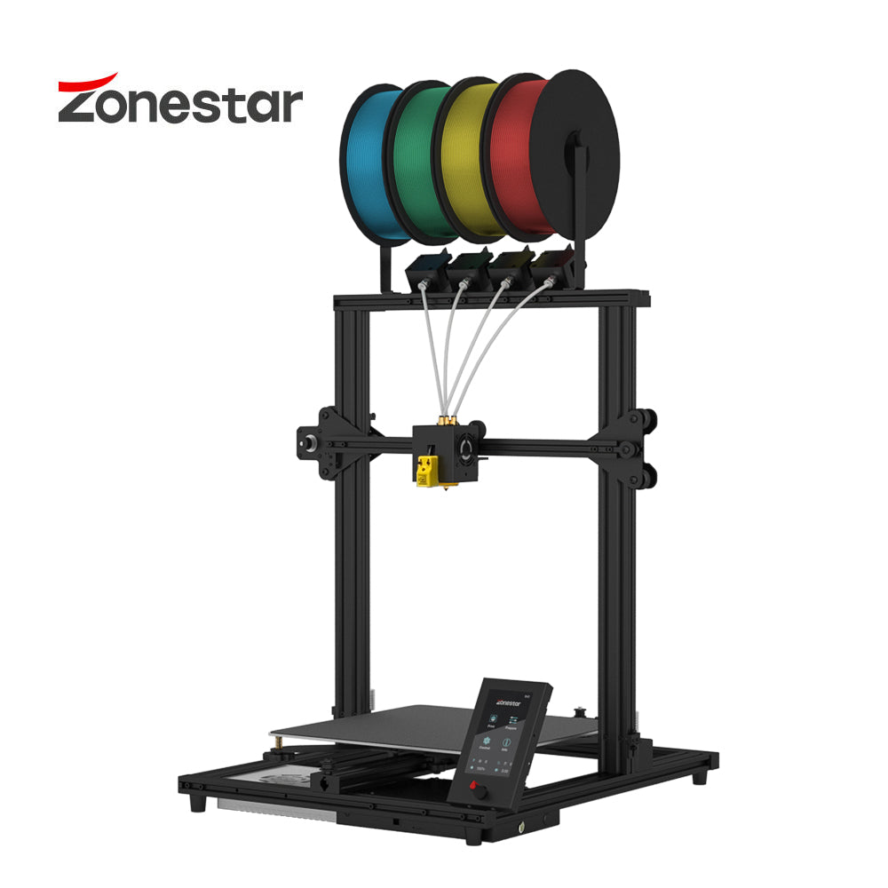 2023 Arrival Classical Structure Mix Color 4-IN-1-OUT 4 Extruders – ZONESTAR 3D Official Store