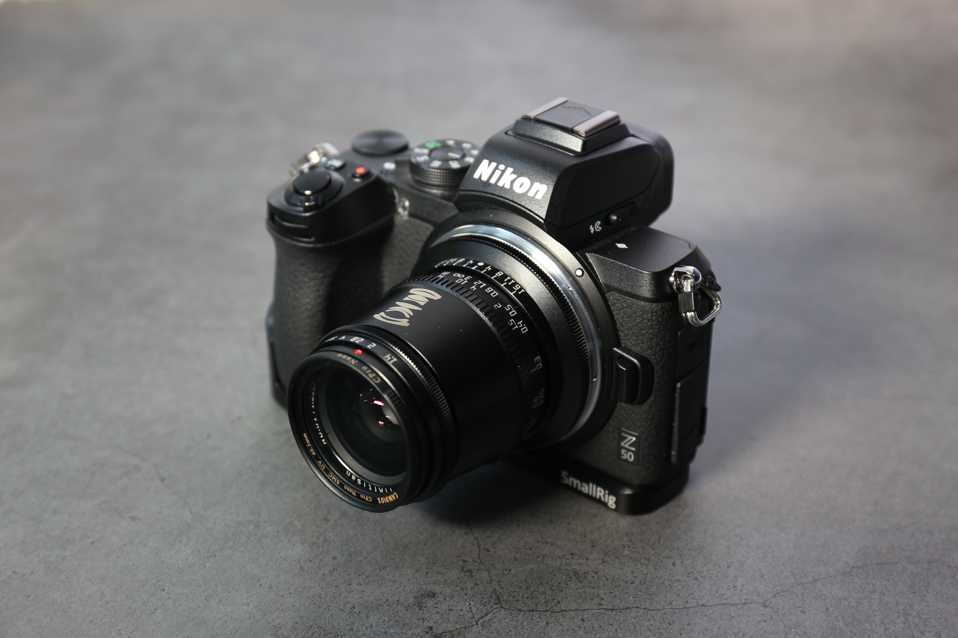 CPRO filter on Nikon Z50 camera