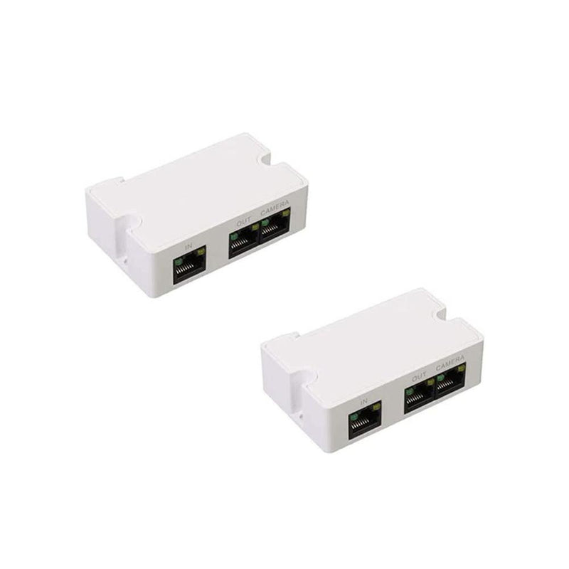 LINOVISION Gigabit 802.3 bt 2 Port POE++ Extender IP67 Max 81W Output  Outdoor Industrial POE Repeater, PoE Amplifier