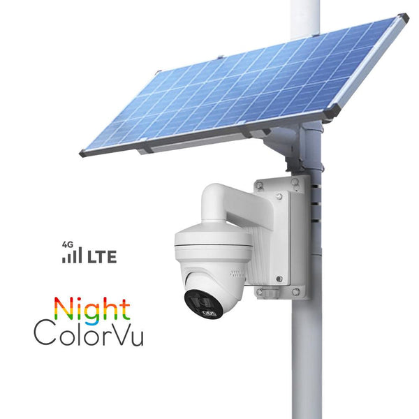 Commercial 4G Solar Powered Camera with Up to 24-Days Standby and