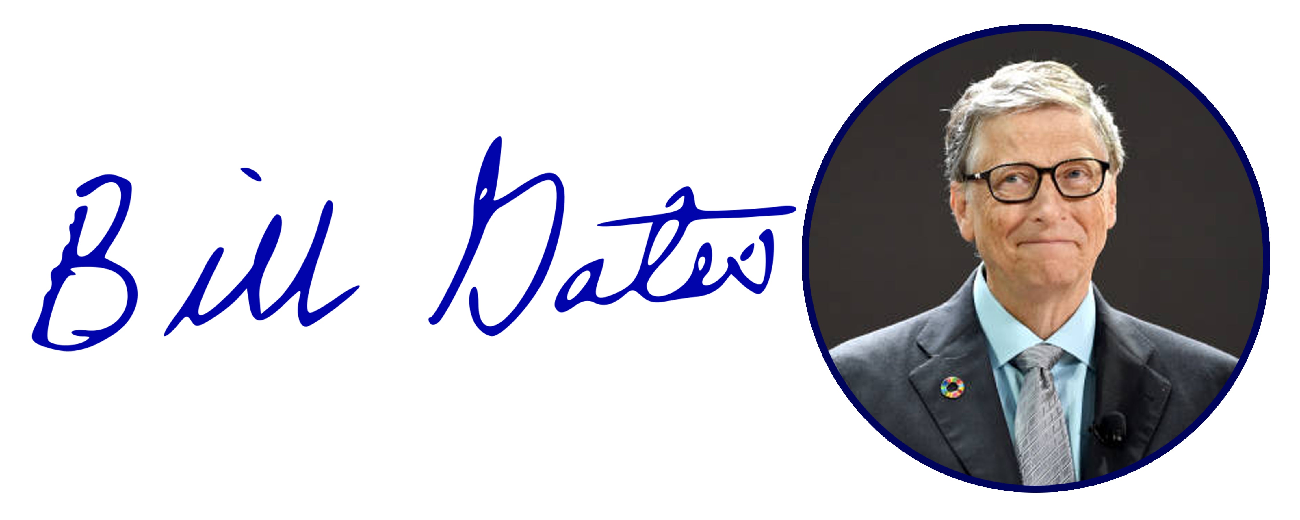 Bill Gates is the co-founder of Microsoft. But more than that, he’s become the face of philanthropy throughout his life. His clearly written signature shows that he is set on his goals and is down to earth. This is common with entrepreneurs.