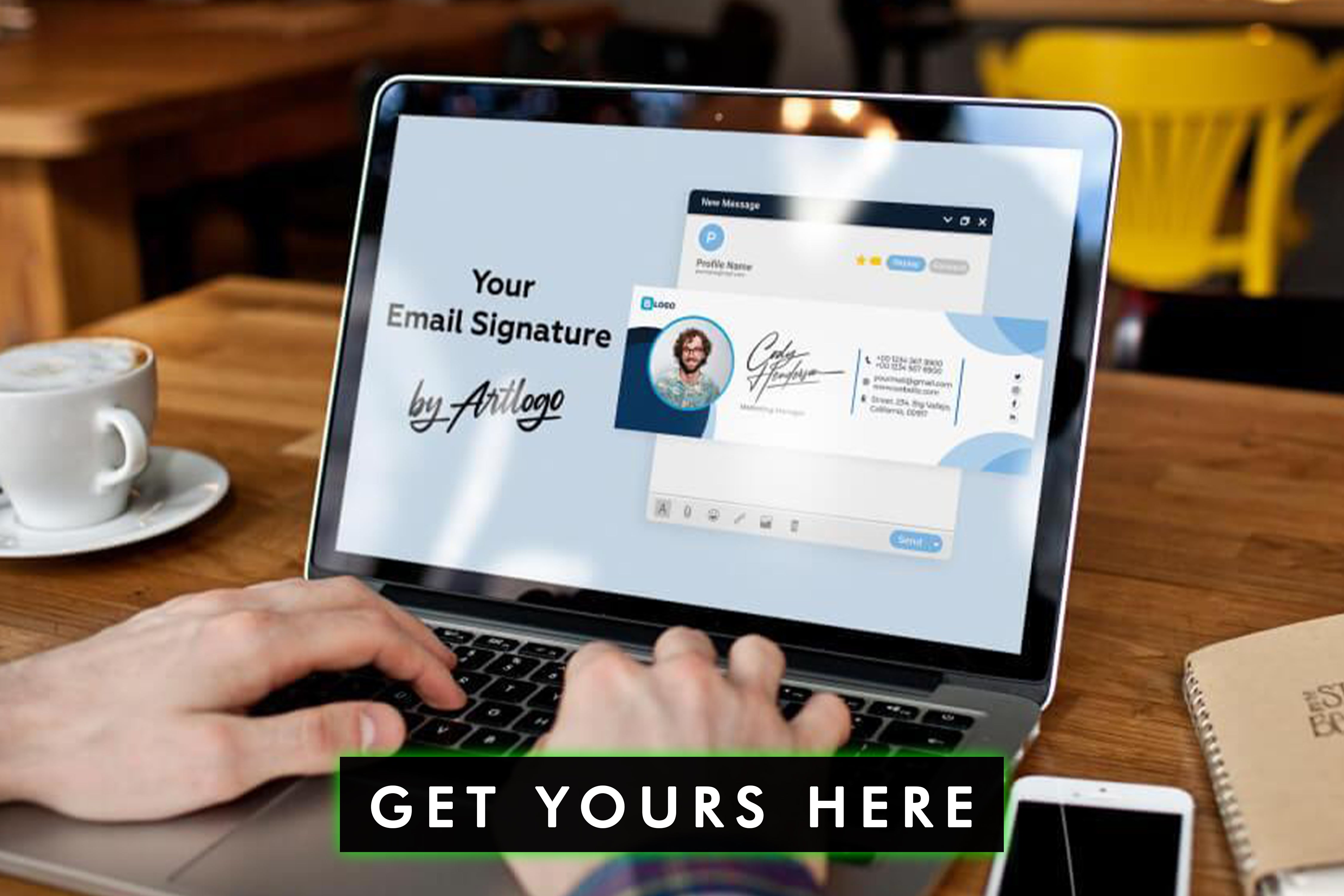 Enhance your brand image and ensure consistency with a standardized company email signature that represents your brand values and identity.
