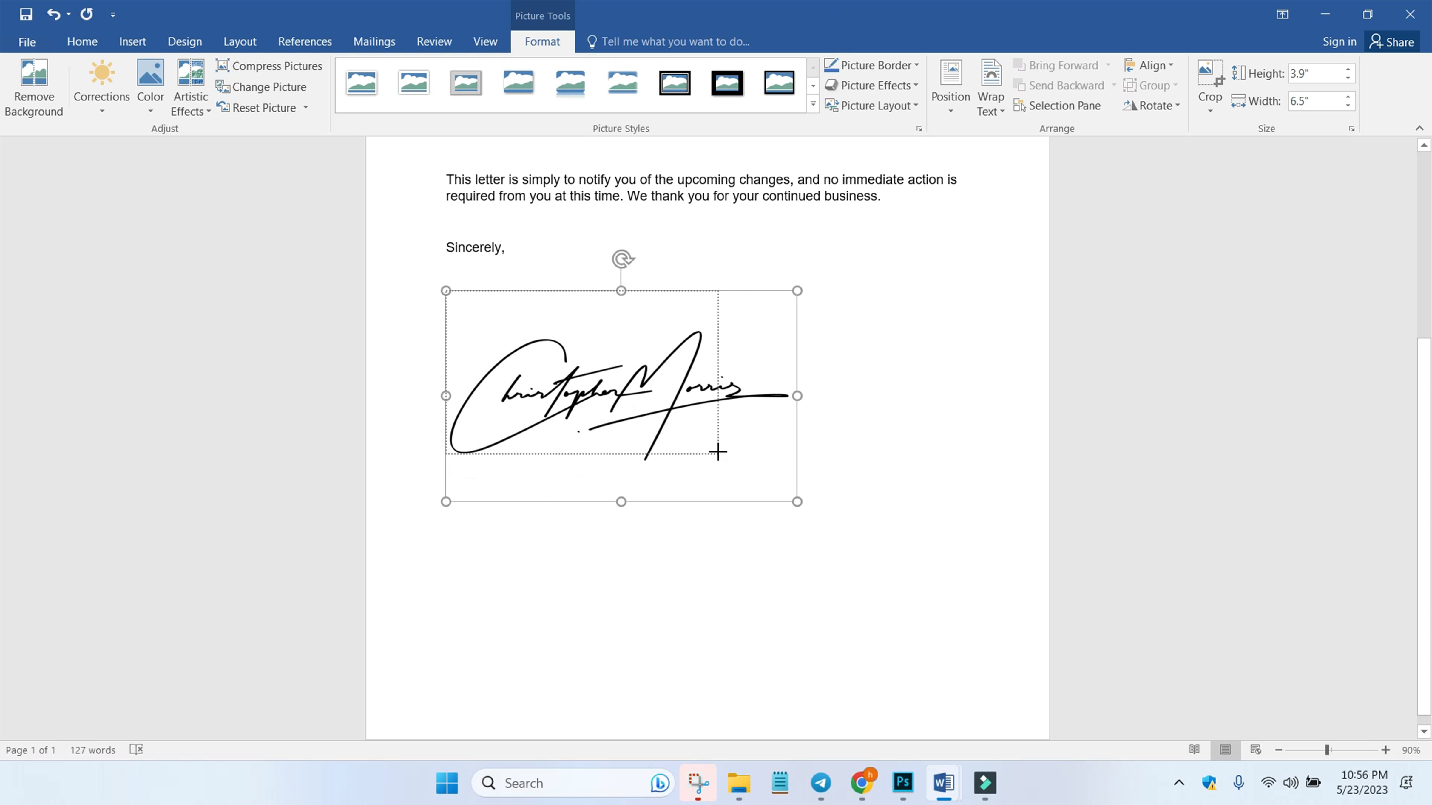 Veja como você pode inserir sua assinatura digital em um documento do Word