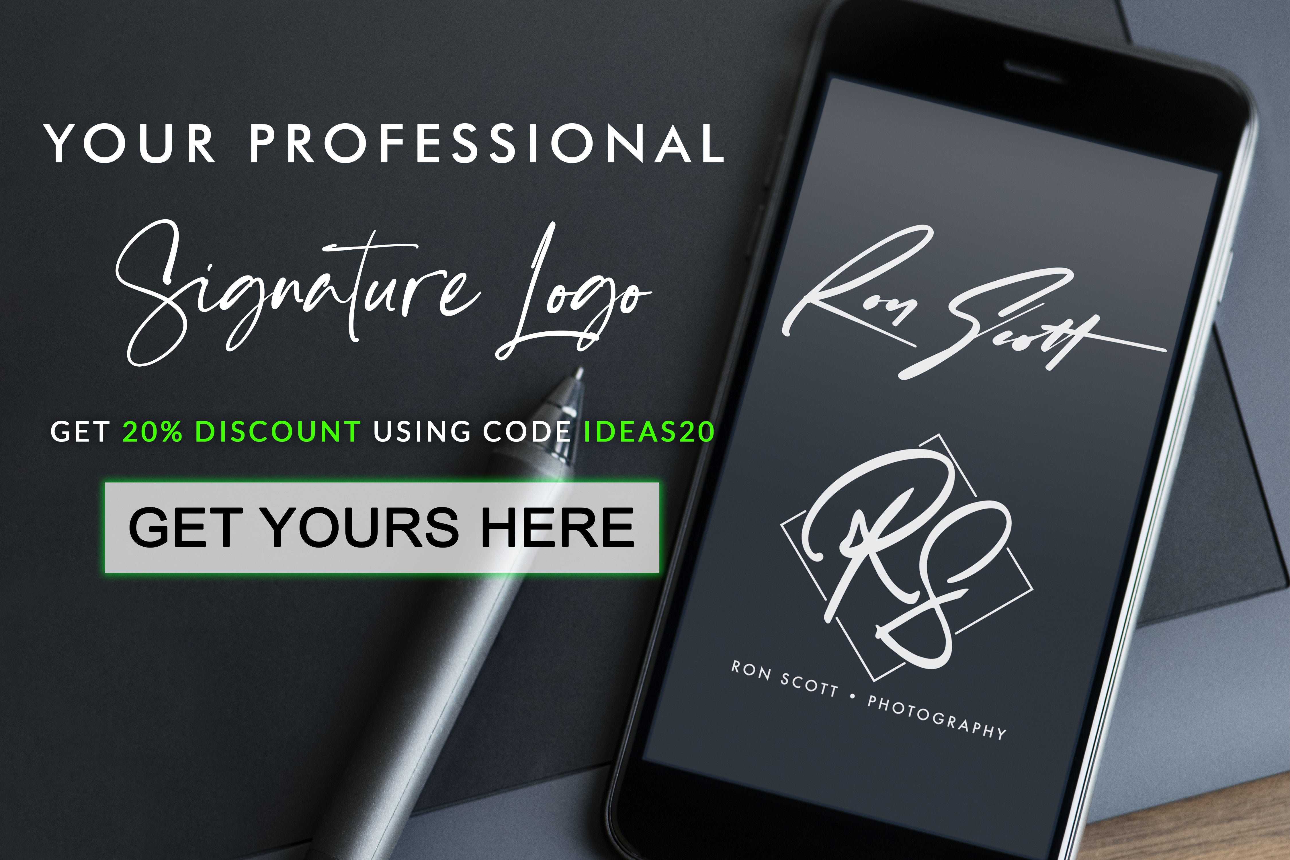 Discover unique and personalized handwritten signature ideas for your name. Create a custom signature logo and make your mark with Artlogo today.