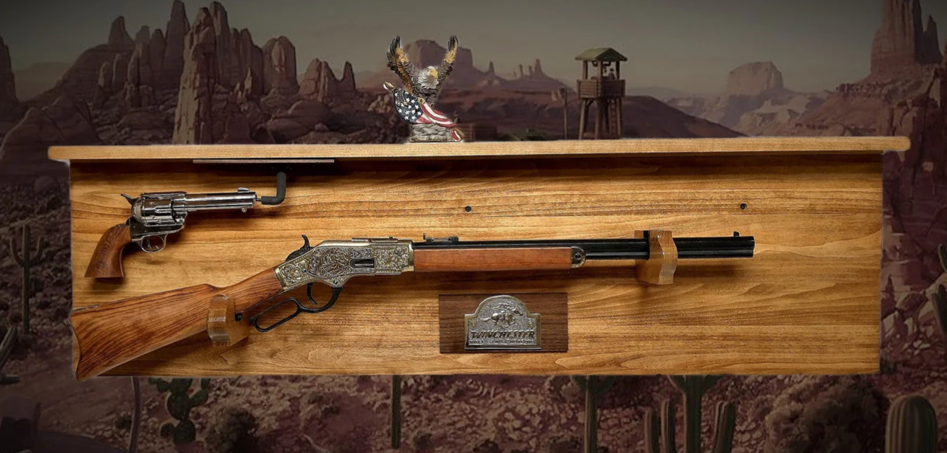 wood gun rack