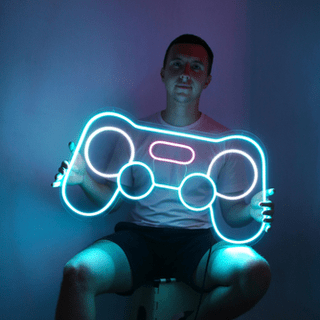 Game controller neon sign made by Neon Marvels