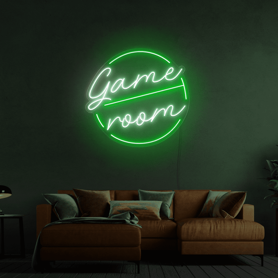 game room light up sign