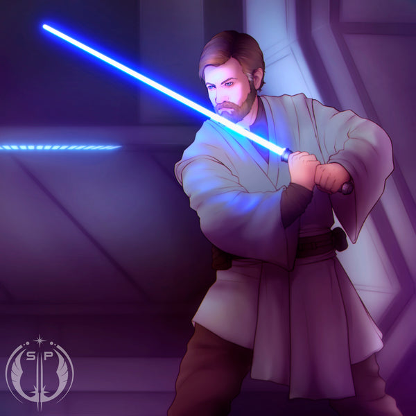 Obi Wan Kenobi Blue Lightsaber