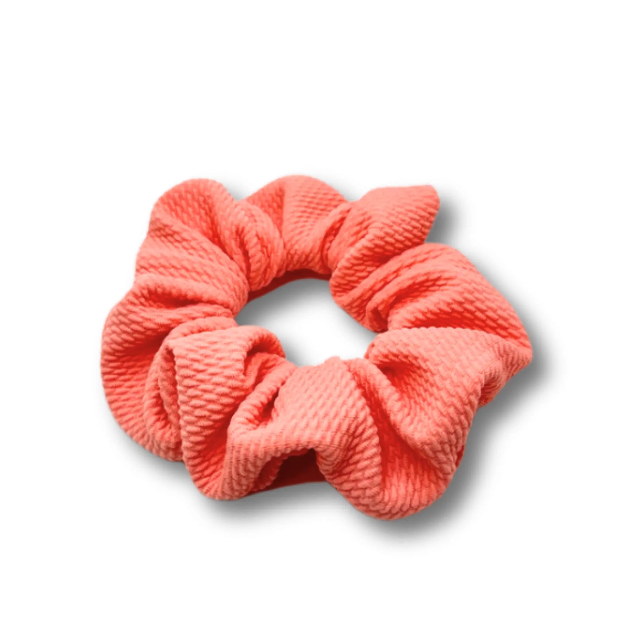 Mini Coral Summer Bullet Scrunchie