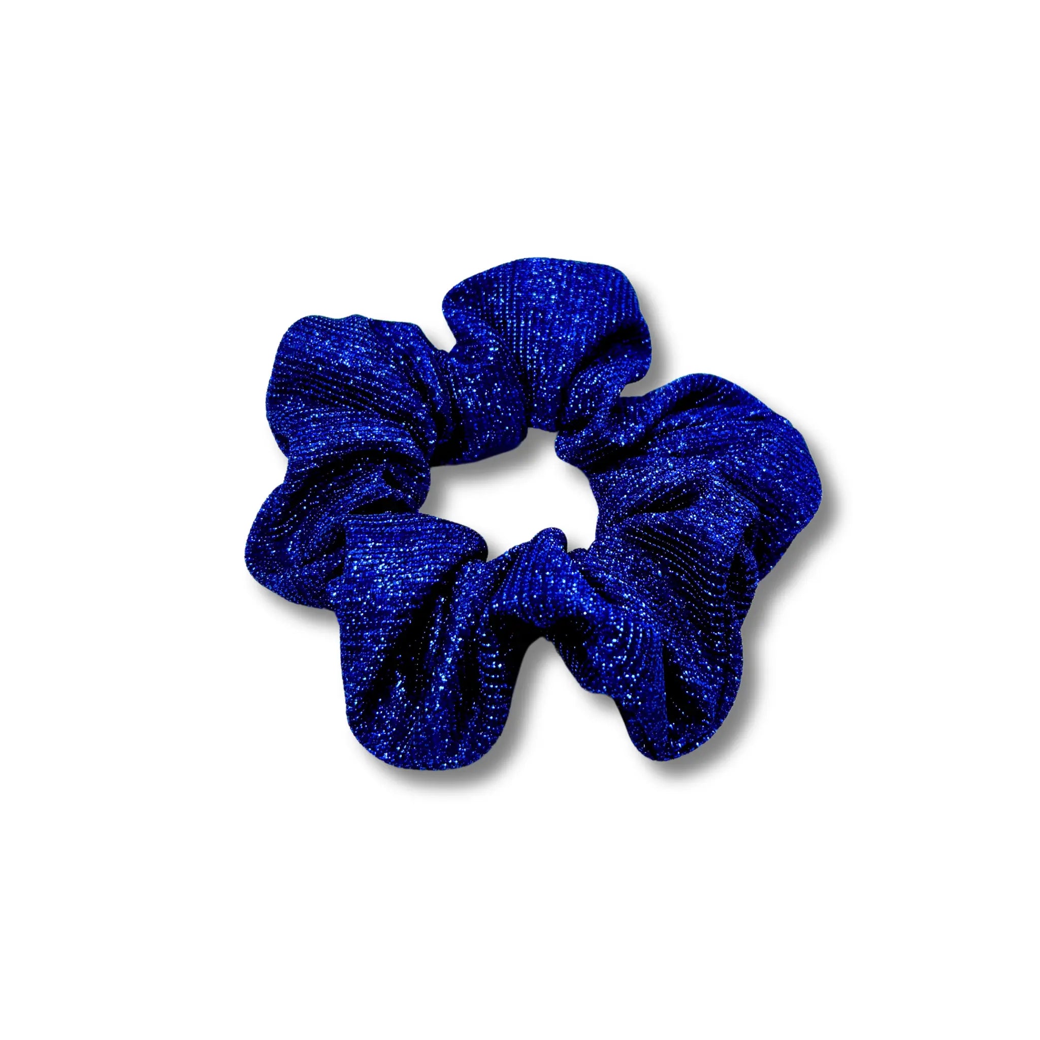 Mini Royal Blue Sparkle Scrunchie