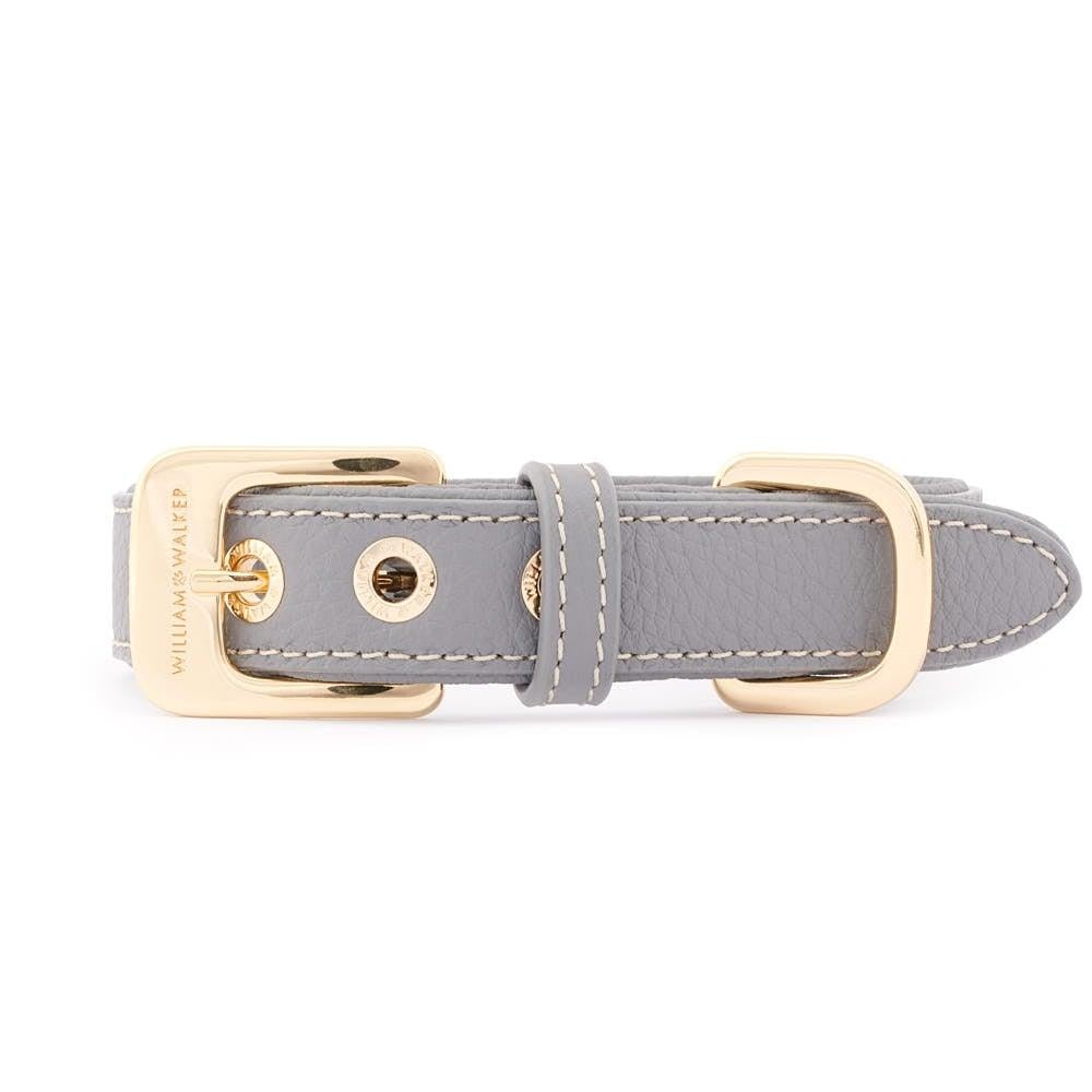 Leather Dog Collar Seasalt  - Edgar & Lulu