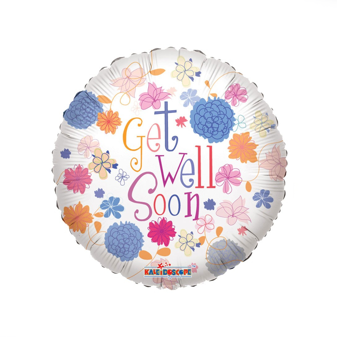 Get Well Soon Balloon Xoxo Florist Aberdeen