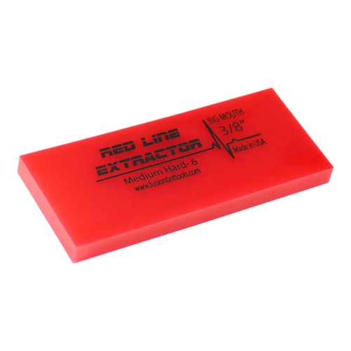 5” RED LINE EXTRACTOR 3/8 THICK SINGLE BEVEL SQUEEGEE BLADE