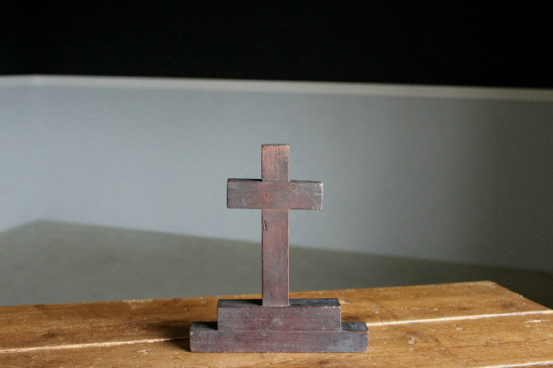フランスアンティーク キリスト像 十字架 クロス – チェルシーオールド