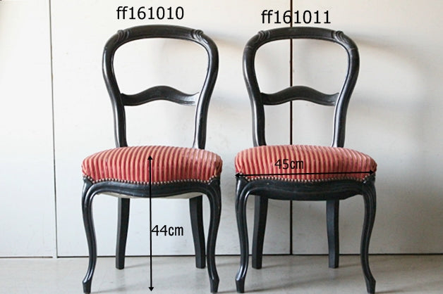 美しくて人気の黒のナポレオンチェア（椅子） フランスアンティーク