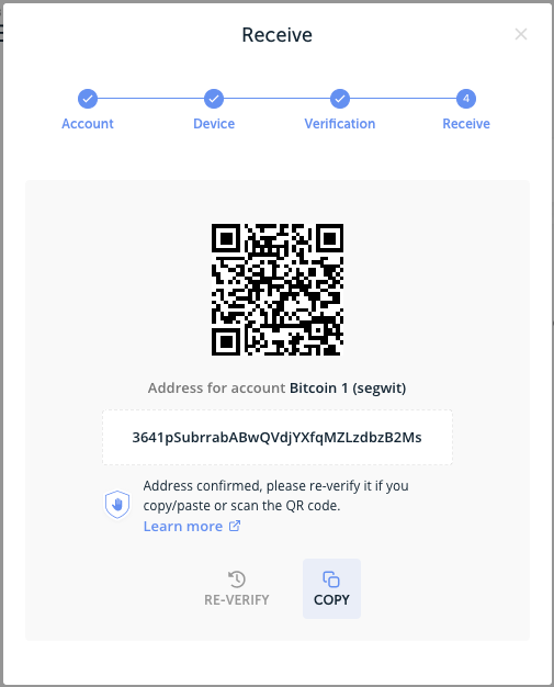 ledgerreceivebitcoinaddress