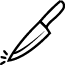 Piktogramm Lineal zur Abbildung der 125mm Klingenlänge für eine optimale Klingenführung