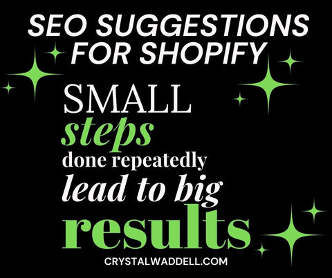 SEO suggestions for shopify!