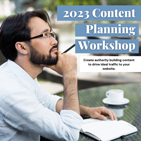 Grab my on demand Content Planning Workshop to jumpstart your blogging strategy!