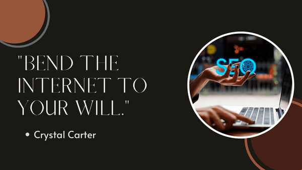 Wix sites make it easy to win  with on page SEO, according to Crystal Carter.