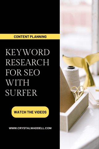 keyword research with surfer SEO: tips and ideas.