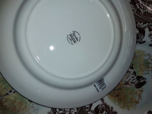 Blue Italian Set of 4 Dinner Plates