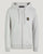 Belstaff Full Zip Hoodie in Old Silver Heather