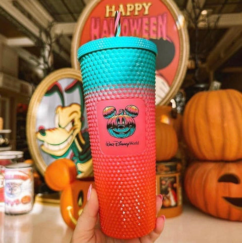 Starbucks Disney Halloween Jack-O-Lantern Studded Tumbler Unreleased Disneyland Disneyword