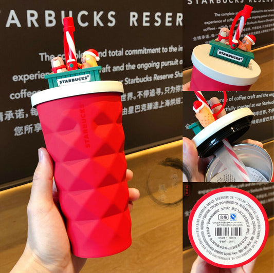 Starbucks China 2021 Pink Grey Gradient Stainless Steel 16oz