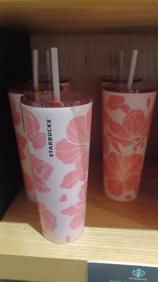 Starbucks Mexico Soft Pink Studded Cups 2022 Light Blossom Pink