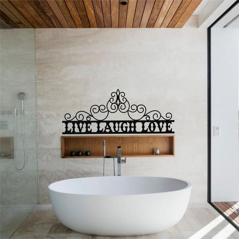 bathroom meral wall decor